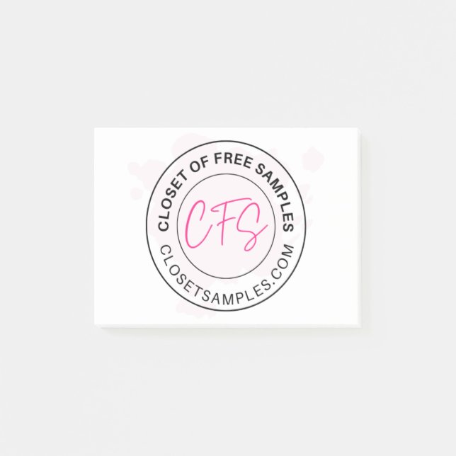 Bloco De Notas Closet of Free SSample Logo 2021 Edition (Frente)