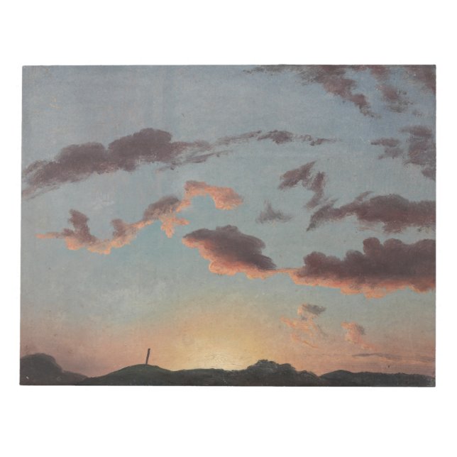 Bloco De Notas Cloud Study (Clouds in Sky) (por Knud Baade) (Frente)