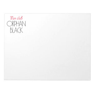 Bloco De Notas Clube de fãs de Orphan black