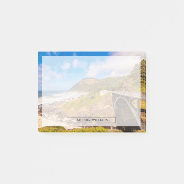 Bloco De Notas Coastline | Cook's Chasm, Yachats, Oregon (Frente)