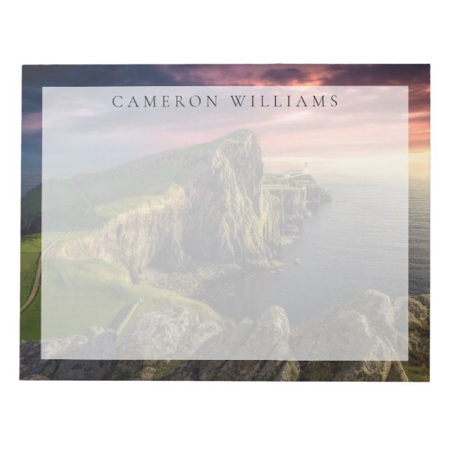 Bloco De Notas Coastline | Ilha de Skye, Escócia (Frente)