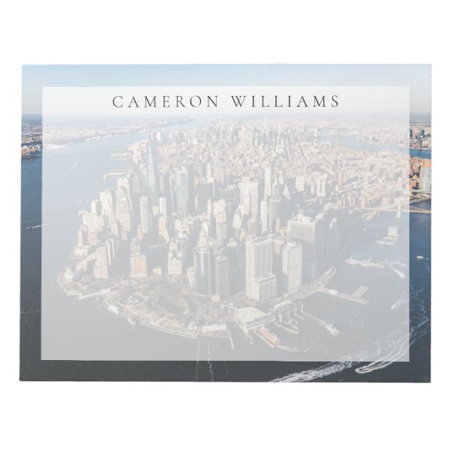 Bloco De Notas Coastline | Manhattan, Nova Iorque (Frente)