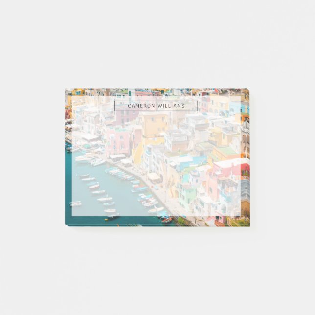 Bloco De Notas Coastline | Nápoles Itália (Frente)