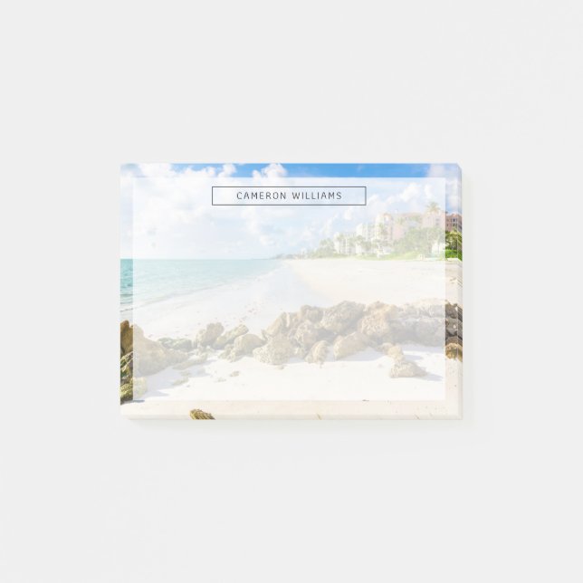 Bloco De Notas Coastline | Nápoles Pier, Sudoeste da Flórida (Frente)