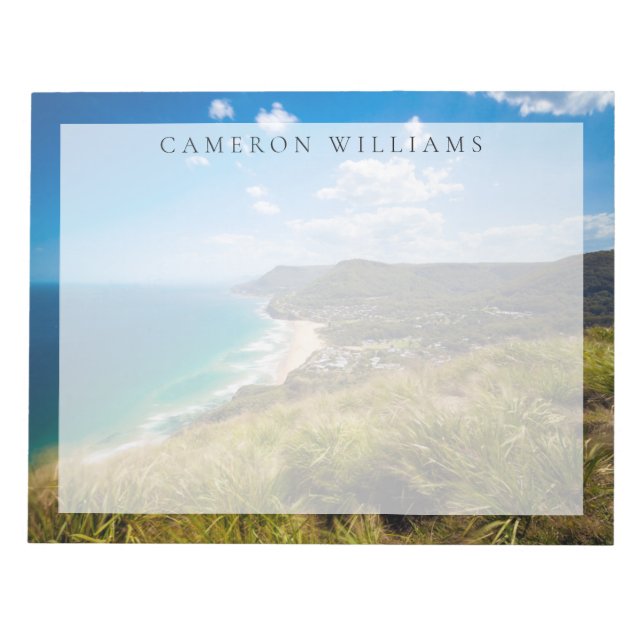 Bloco De Notas Coastline | Nova Gales do Sul, Austrália (Frente)