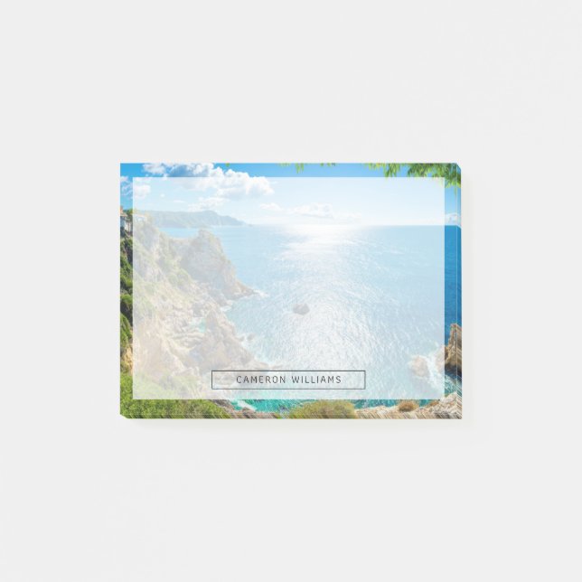 Bloco De Notas Coastline | Palaiokastritsa, Corfu, Grécia (Frente)