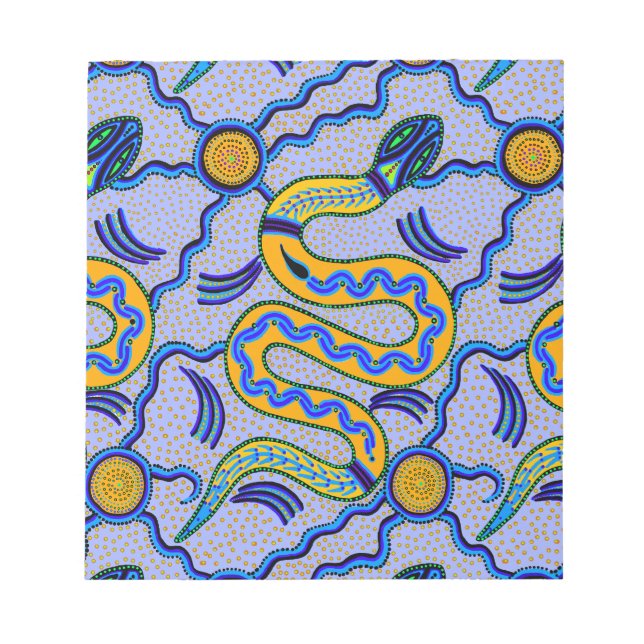 Bloco De Notas Cobra Tribal (Frente)