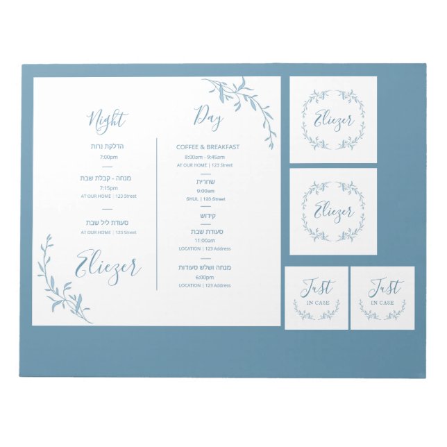 Bloco De Notas Cobrir de Dentro personalizado da caixa de host -  (Frente)