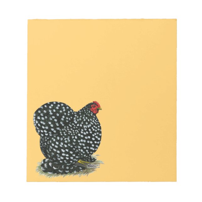 Bloco De Notas Cochin Mottled Hen (Frente)