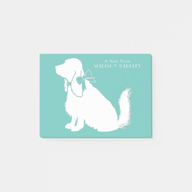 Bloco De Notas Cocker Spaniel Dog Puppy (Frente)