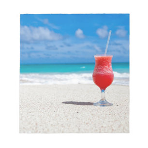 Bloco De Notas Cocktail pelo mar