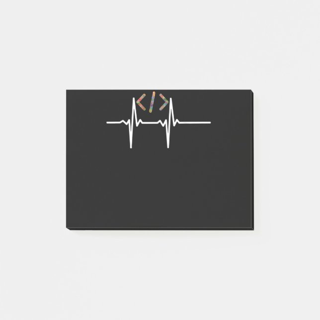 Bloco De Notas Coders Funny | Codificação do programa de software (Frente)