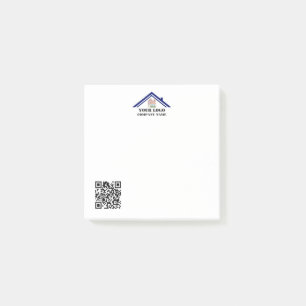 Bloco De Notas Código QR de logotipo personalizado