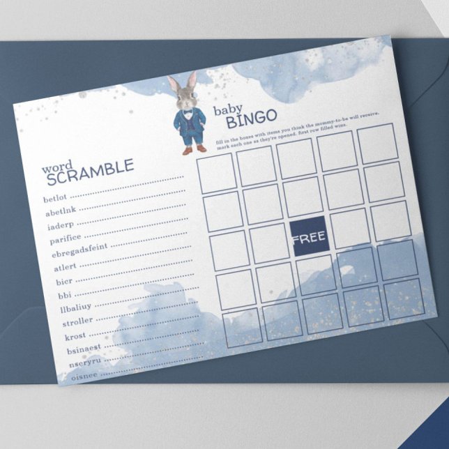 Bloco De Notas Coelhinho do Rapper em um Chá de fraldas de roupa  (Criador carregado)