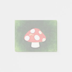 Bloco De Notas Cogumelo Vermelho Bonito