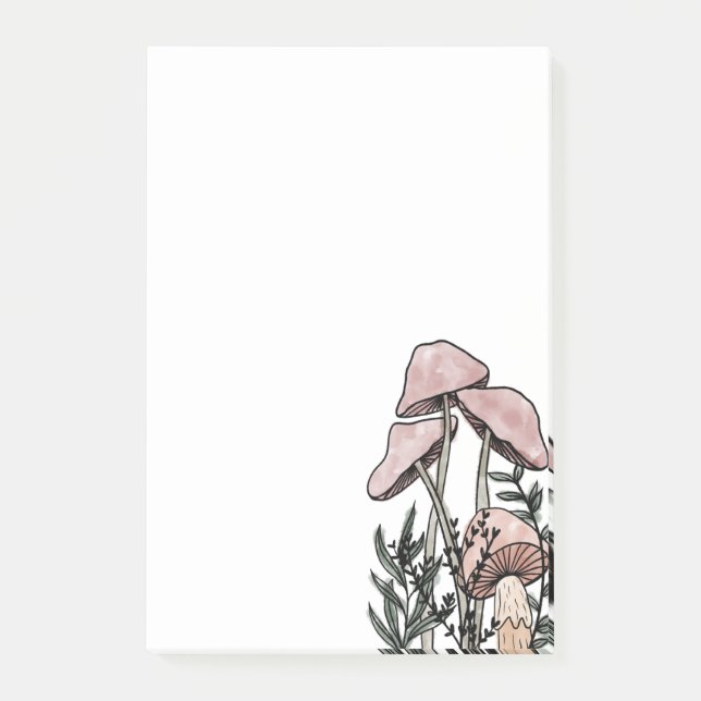 Bloco De Notas Cogumelos (Frente)