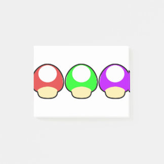 Bloco De Notas Cogumelos Videogame