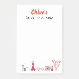 Bloco De Notas Coisa divertida para fazer hoje / texto editável