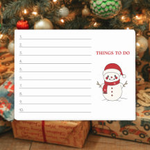 Coisas do Boneco de Neve de Natal Texto Personaliz