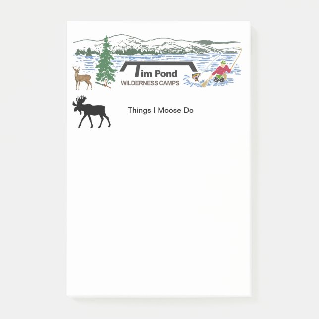 Bloco De Notas Coisas eu alces faço (Frente)