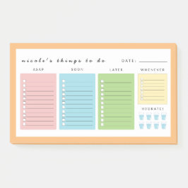 Bloco De Notas Coisas modernas simples a fazer