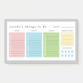 Bloco De Notas Coisas modernas simples a fazer