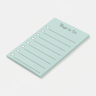 Bloco De Notas Coisas para fazer notas de post-it