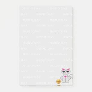 Bloco De Notas Coisas Personalizadas de Desenho de Gato para Faze