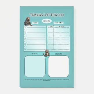 Bloco De Notas Coisas que eu faço