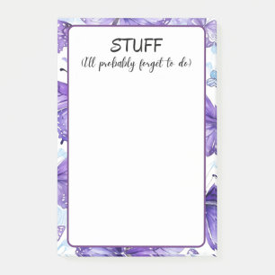 Bloco De Notas Coisas que provavelmente esquecerei de fazer