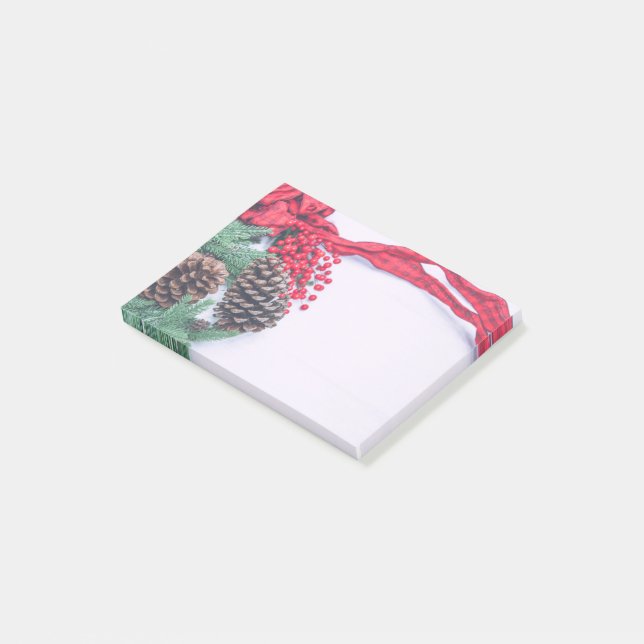 Bloco De Notas Coleção de Cones de Pinho Feriado (Inclinado)