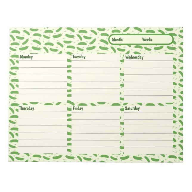 Bloco De Notas Coleção Pickle & Fresh (Frente)