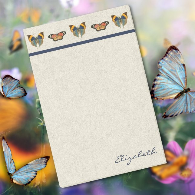 Bloco De Notas Coleta de borboletas (Butterfly Gathering Post-it Notes)