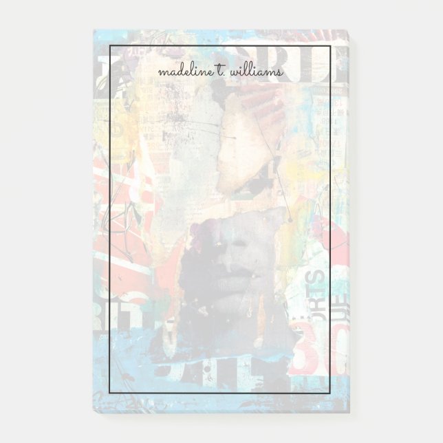Bloco De Notas Collage Head (Frente)
