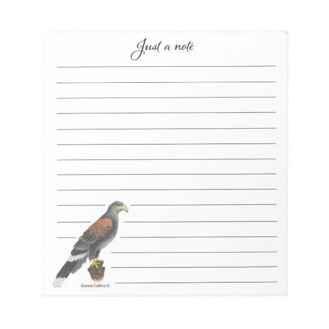 Bloco De Notas Collection Falcon Note Pad (Frente)