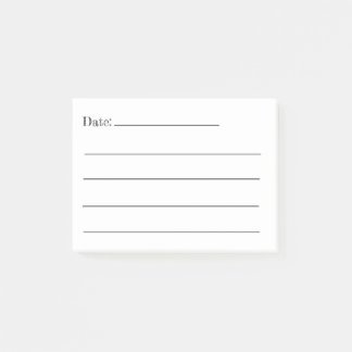 Bloco De Notas Coloque Uma Data Nisso! Notas Post-it