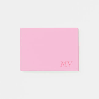 Bloco De Notas Color Pop Monogram Post-It Notes