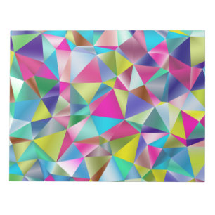 Bloco De Notas Coloração Triangular Prismática Multicolorido