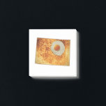 Bloco De Notas Colorado Toast & Egg<br><div class="desc">Colorado como um pedaço de torrada com um ovo sobre a área de Denver & Boulder.</div>