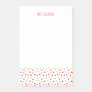 Bloco De Notas Colorful Buttons Post-It Notes