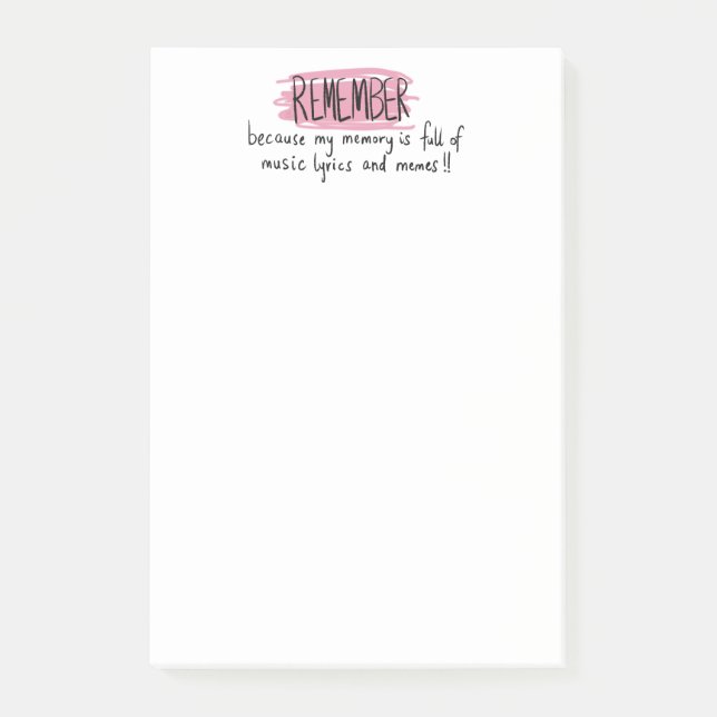Bloco De Notas Colorful Planner Title/ Header Remember (Frente)