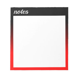 Bloco de notas colorido