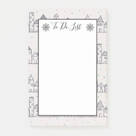 Bloco De Notas Colorir Lista de Village De Natal Para Fazer