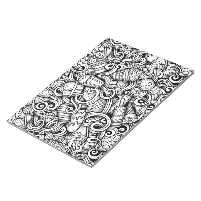 Bloco De Notas Colorir Tela Grande (Inclinado)