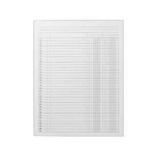 Bloco De Notas coluna Contabilidade do Razão 2