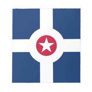 Bloco de notas com a bandeira da cidade de