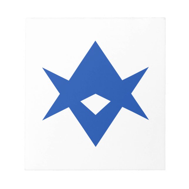 Bloco de Notas com a Bandeira da Cidade de Toyota, (Frente)