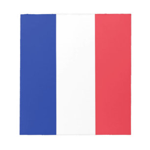 Bloco de notas com a bandeira de France