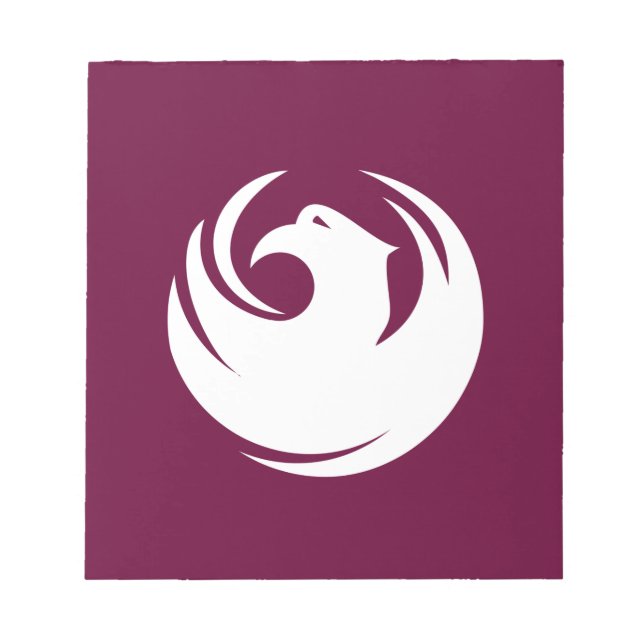 Bloco de Notas com a Bandeira de Phoenix, Arizona (Frente)
