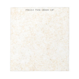 Bloco de notas com aspecto texturizado